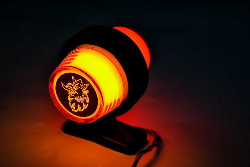1бр. Лед LED НЕОН рогче габарити  24V с лого SCANIA , 2 модела