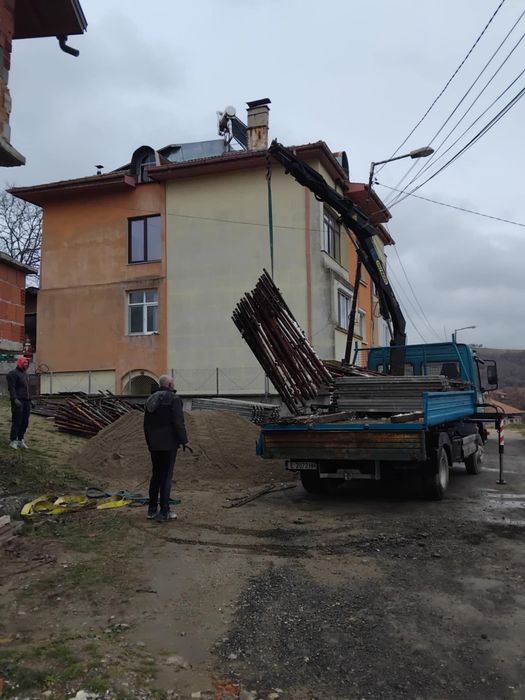 Транспортни услуги с кран и самосвал