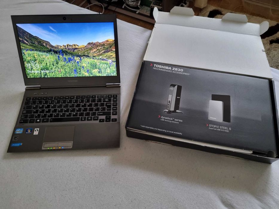 Două Ultrabook Toshiba Portege Z830, 1 perfect funcțional + 1 rezervă!