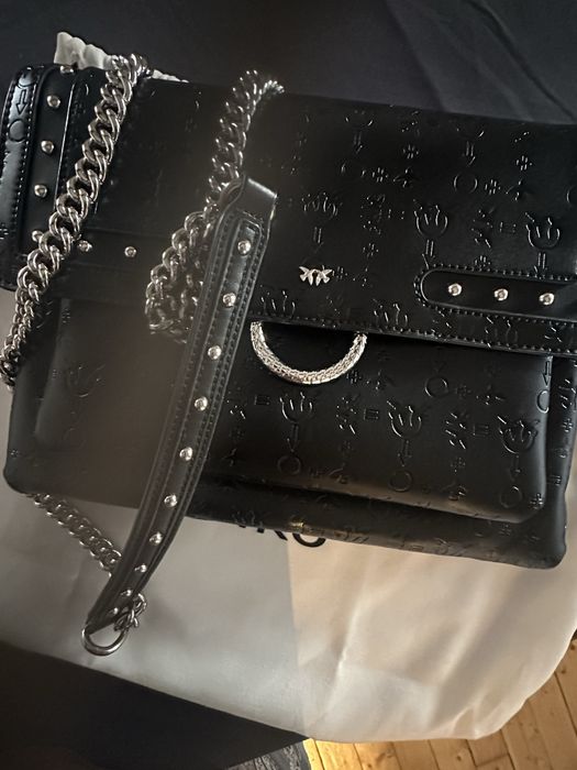 Оригинална чанта Pinko Monogram