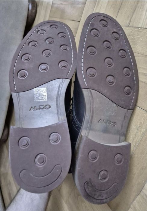 Ghete bărbătești ALDO, Piele Naturală, Talpă Cusută - 43 fit 42