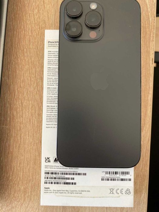 iPhone 14 Pro Max 128GB Black – Full Box
