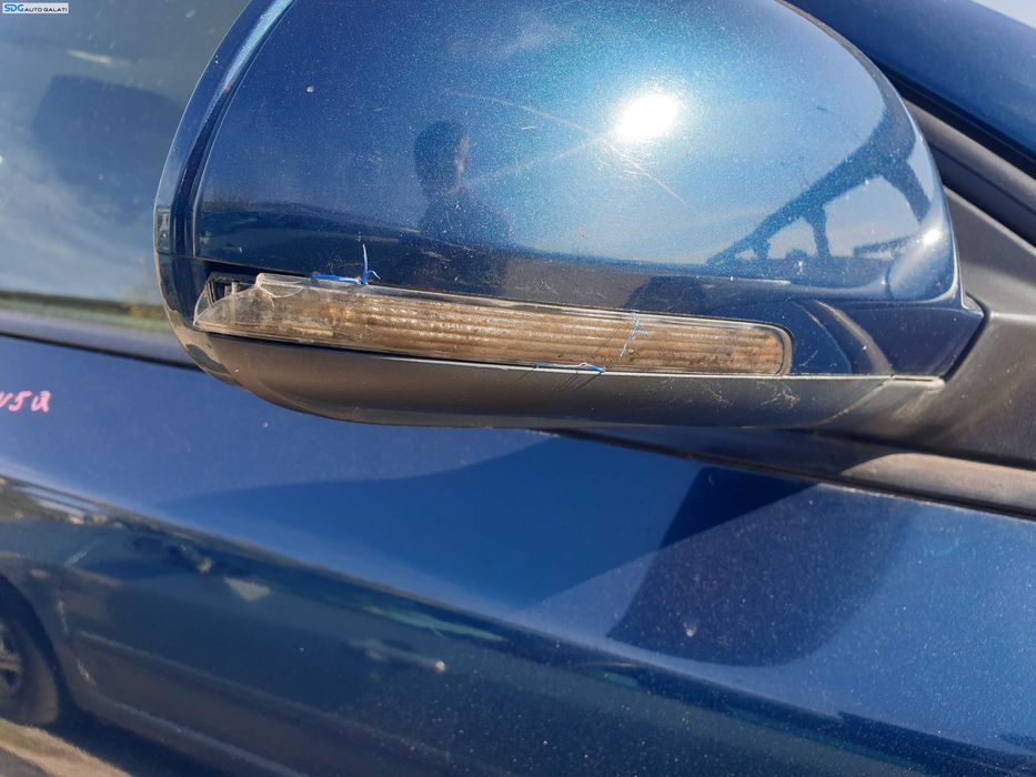 Oglinda Electrica Dreapta Fara Pliere Rabatare cu Defect Skoda Superb 2 FL Facelift 2013 - 2015 Culoare LW5Q (semnalizare sparta) [K0196]