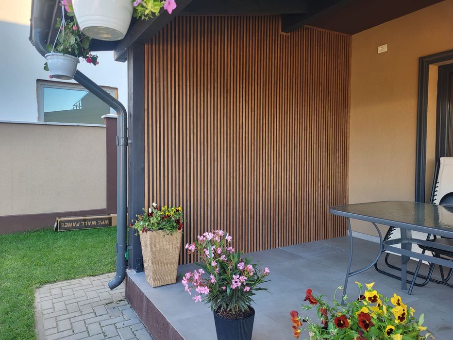 Riflaje decorativa terasa aframe a frama balcon wpc compozit cabana interior exterior compozit nu mdf imitstie lemn sau marmura