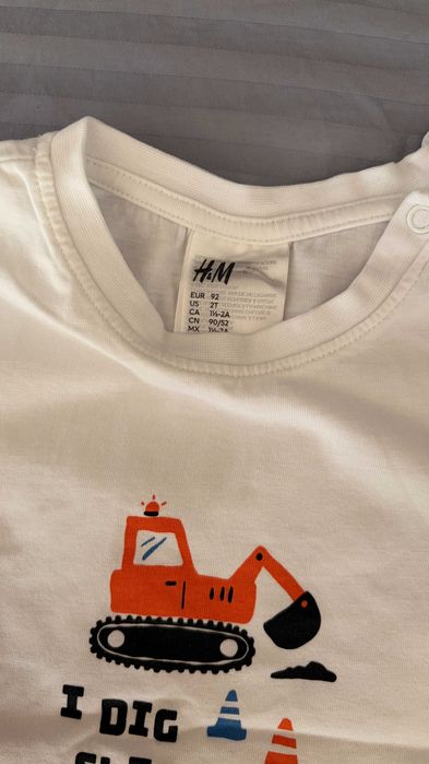 Детскa Пижамкa с къс ръкав X&M 92 размер