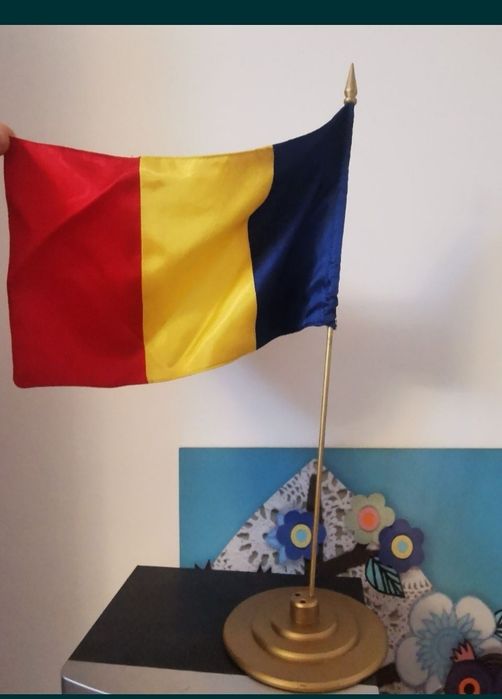 Steag Romania de birou Drapel Romania