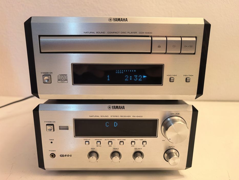 Amplificator Yamaha RX E400 si CDX E400 amplituner iesire subwoofer optical statie