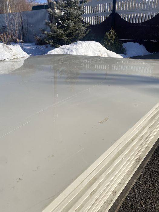 Листы из полипропилена 4х2м белый