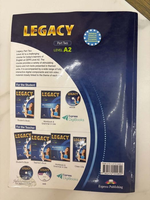 Legasy Level A2 part Two workbook