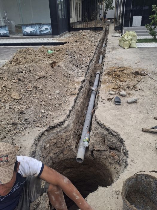 Urachi Прокол Паткор Урачи kanalzatsiya santexnika patkop transheya q