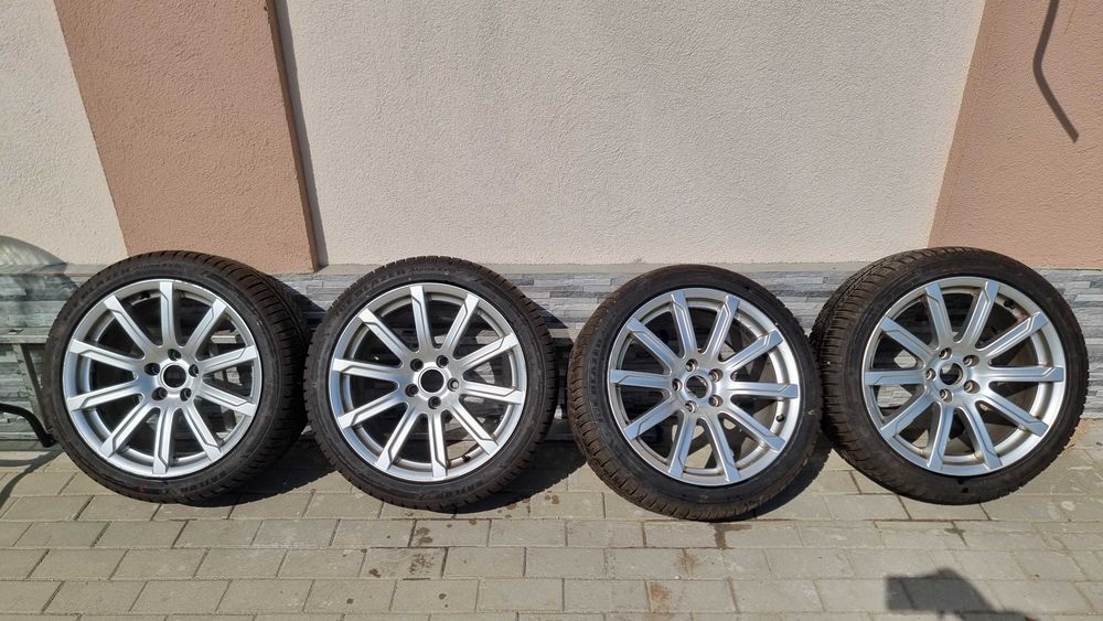 Set Roti Audi A5 8T B8 (jante folosite+anvelope iarna noi)/ 8.5J×18, ET29, 5×112