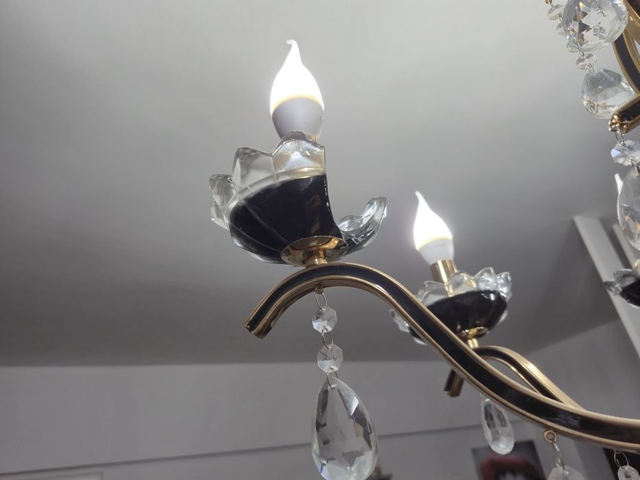 Set 2 lustre stil cadelabru si 1 lampa din acelasi set