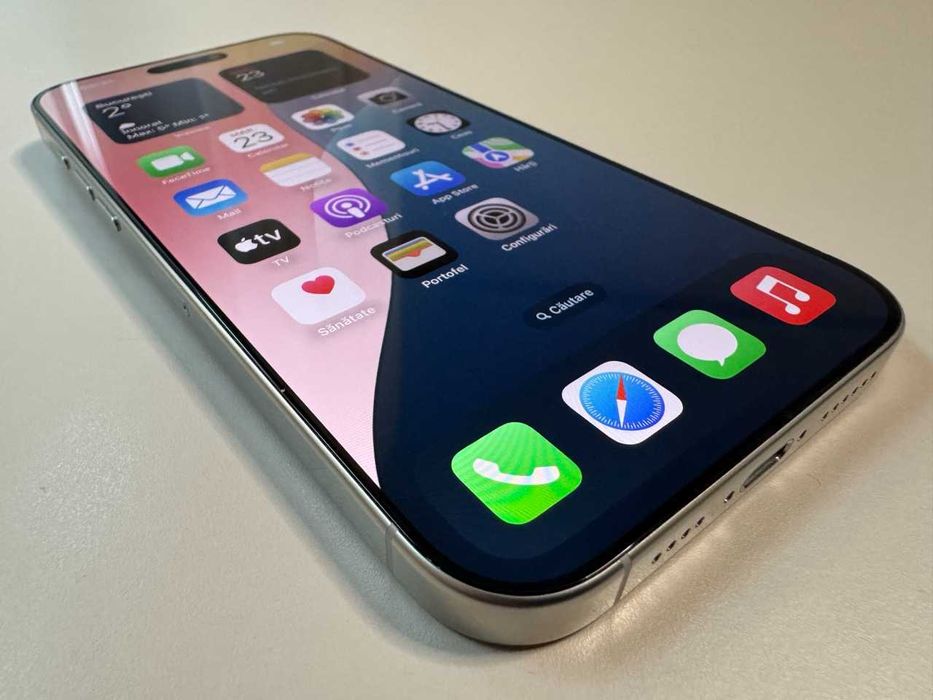  Apple / iPhone 16 Pro Max / 256 Gb / White / 100% Acumulator