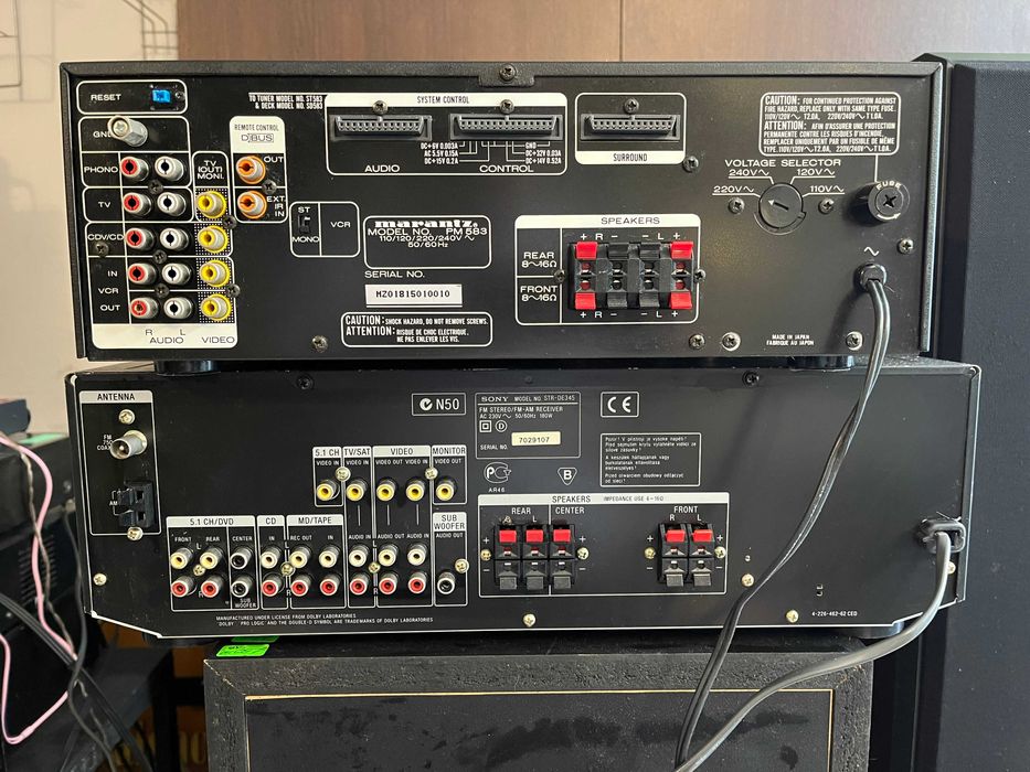 Крайно стъпало/усилвател/ 1бр. стерео и рисийвъри 2бр.