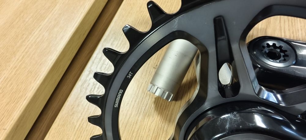 Курбели с плоча : SHIMANO XTR FC-M9100-12-1 /34Т / 170.175 mm