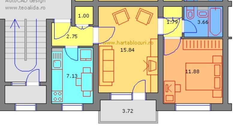 Apartament cu 2 camere si parcare Rogerius