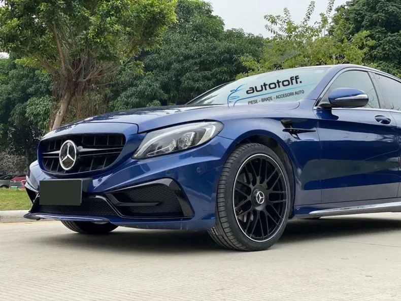 Bara Fata Mercedes C-Class W205 Limo Coupe Station Wagon Cabiolet (2014-2019) Fara Grila Centrala