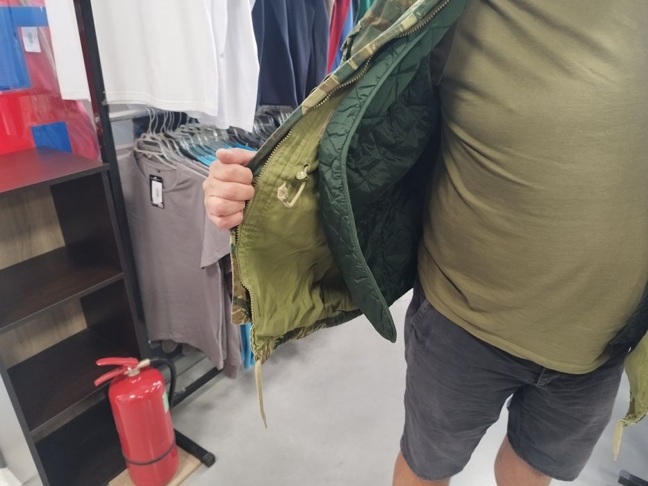 Камукамуфлажно яке,комплект с елек и качулка