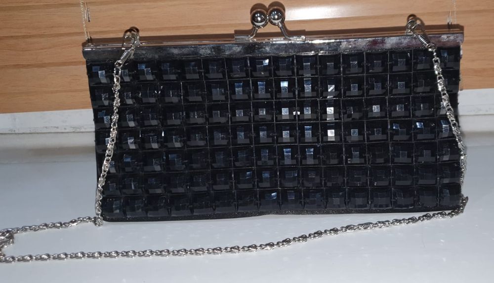 Сумочка  клатч черный