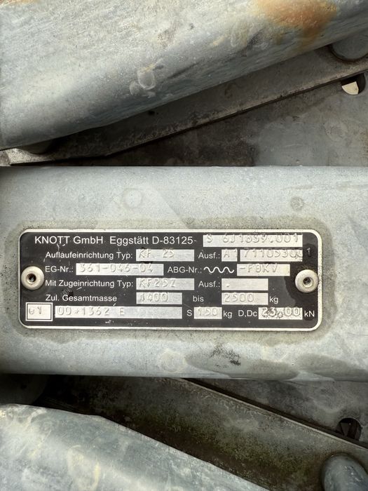 Remorca cu prelata STEMA 2.500kg