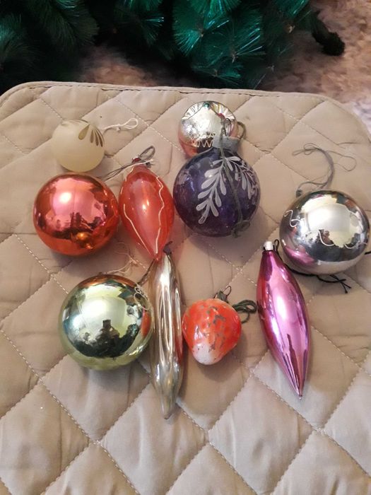 игрушки ёлочные советские