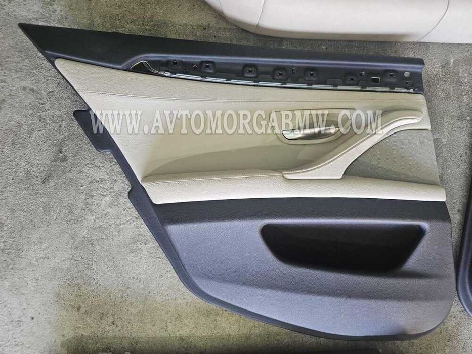 БМВ Ф10 5 серия Бежов комфортен рекаро салон БМВ BMW F10