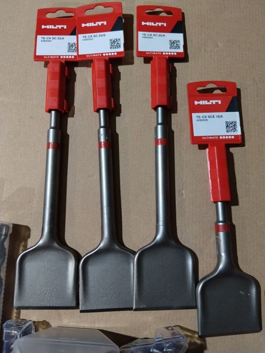 Hilti свредла, секачи и лопатки