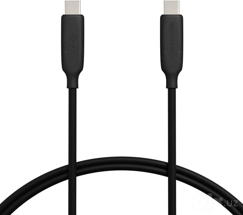 Кабель Amazon Basics USB-C to USB-C 3.1 Gen 2 60W 10Gbps 40k60Hz