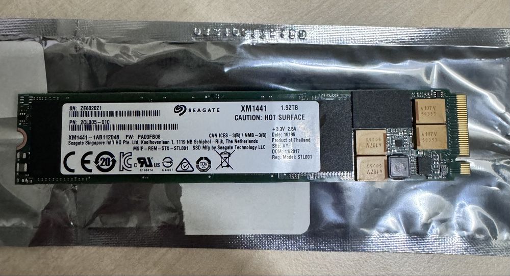 *НОВ* Seagate Nytro XM1441 - 1.92TB M.2 NVMe сървърно SSD