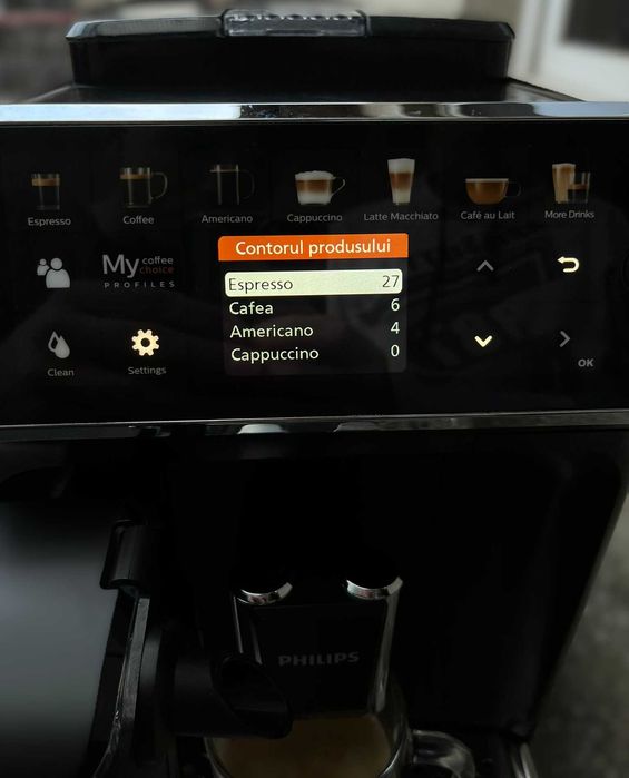 Espressor automat Philips LatteGo 5400 rasnita silentioasa expresor