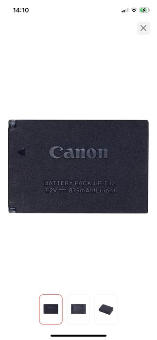 Продам Аккумулятор Canon LP-E12
