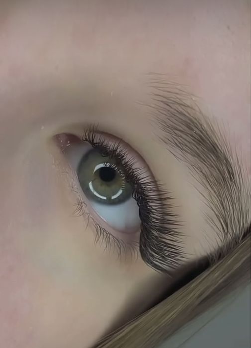 Наращивание ресниц.