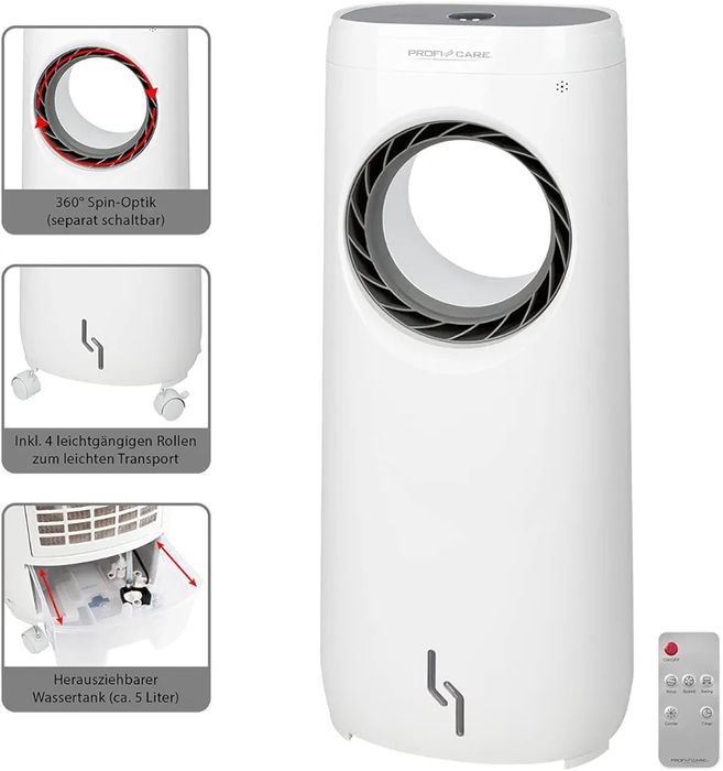 Нов 3-в-1 Охладител/Овлажнител/Пречиствател на въздух  ProfiCare PC-LK