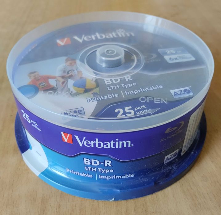 Оптический диск Blu-ray записываемый Verbatim Data Life