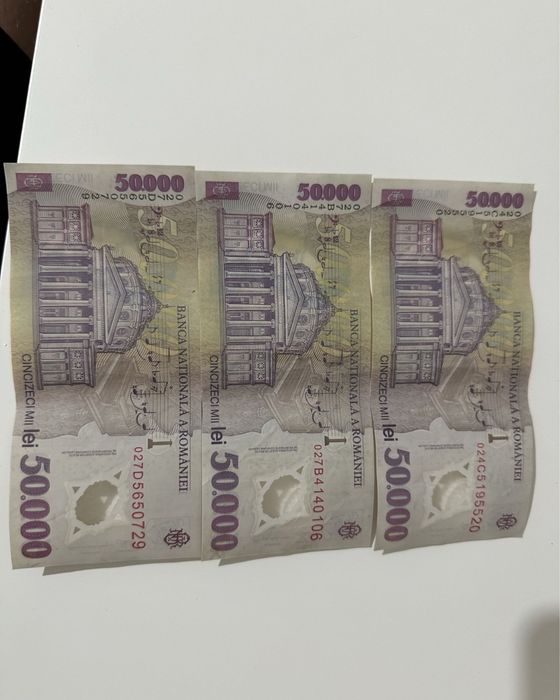 Bancnote 50000 lei