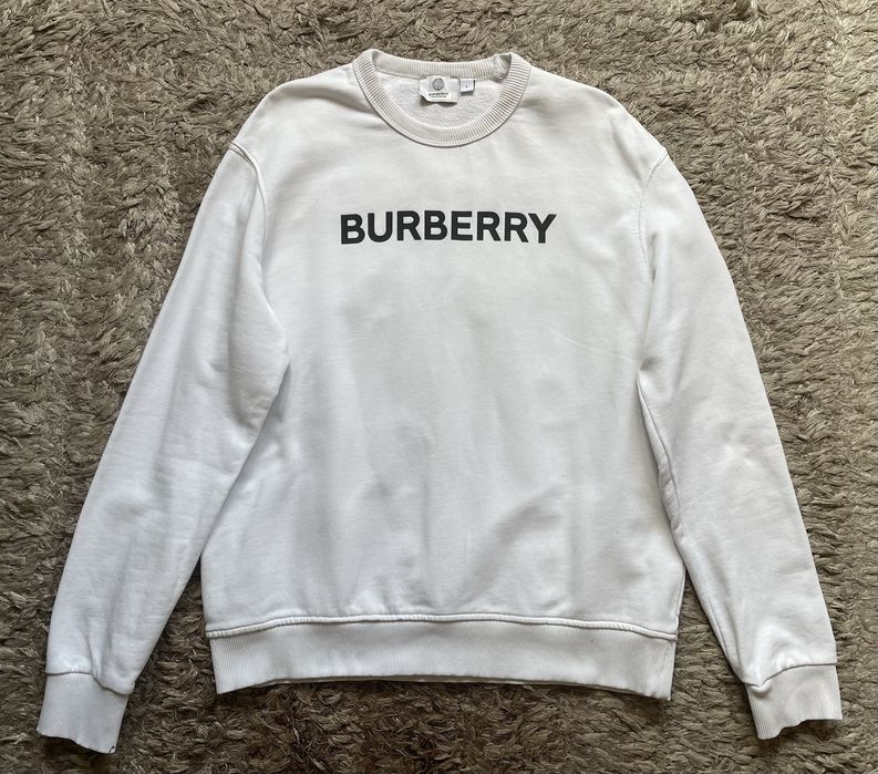 Bluza/sweatshirt alb/white L  Burberry