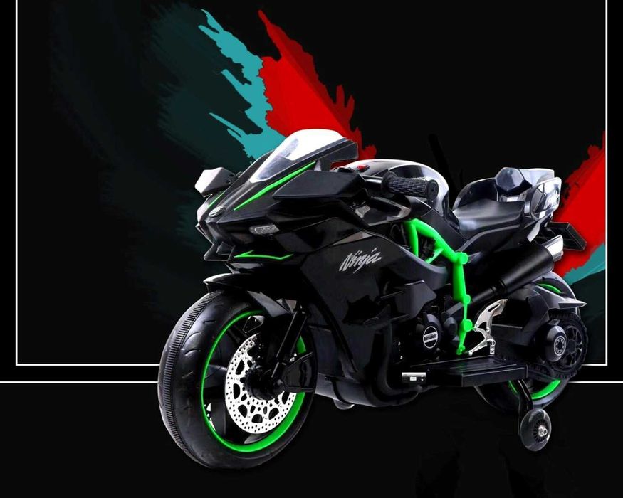 Акумулаторен МОТОР Ninja Duo 12V меки гуми с Кожена седалка