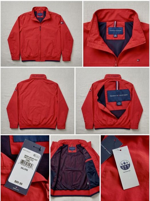 Geacă Tommy Hilfiger Regatta / Yachting Jacket  Roșie Mărime 3XL Import SUA