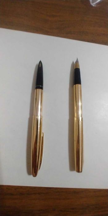 Ручки китайские перьевые заправка  чернилом -2 шт