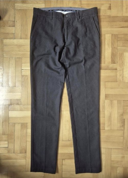 Pantaloni Premium Blusalina Slim Fit, Textură Groasă, Bărbați - 48