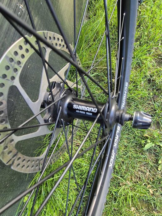 Roti MTB Rigida Sniper , 26 inch, complete, butuci Shimano, anvelope Schwalbe