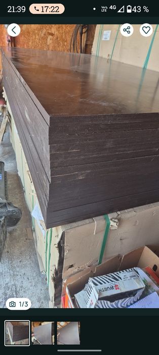 Dezmembrari Tego mesteacan antiderapant TIR,remorci.podele rezistent la apa+nou  1250/2500/30MM