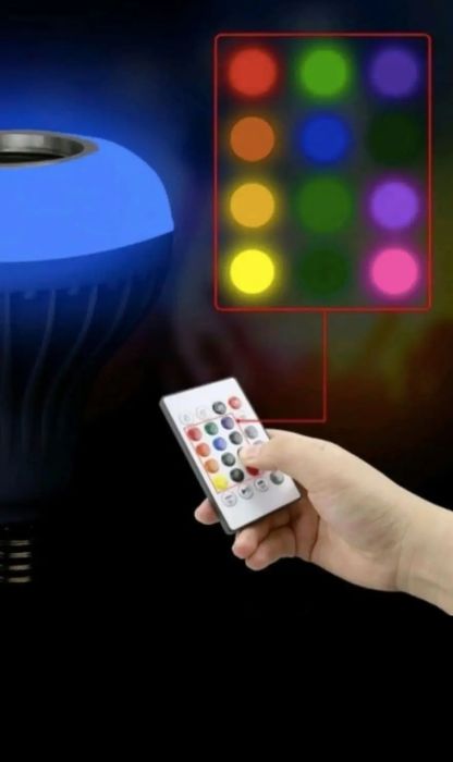 Лампочка с bluetooth динамиком