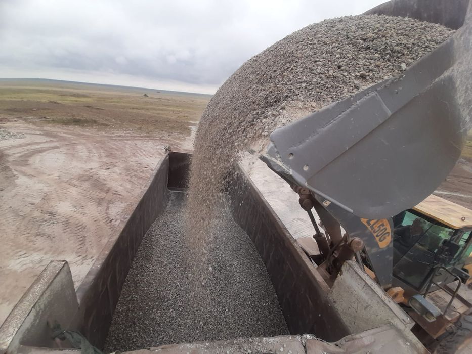 щебень песок отсев дресва доставка вывоз мусара  Астана Косшы Ильинка