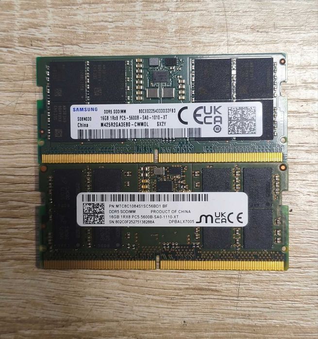 ОЗУ Samsung Ddr5 So-dimm, 32gb (2x16) 5600мгц