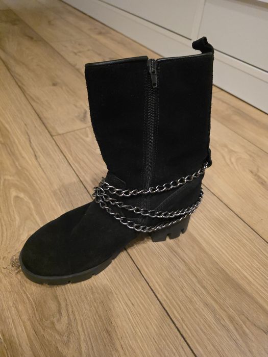 Ghete de piele întoarsă mărime 37