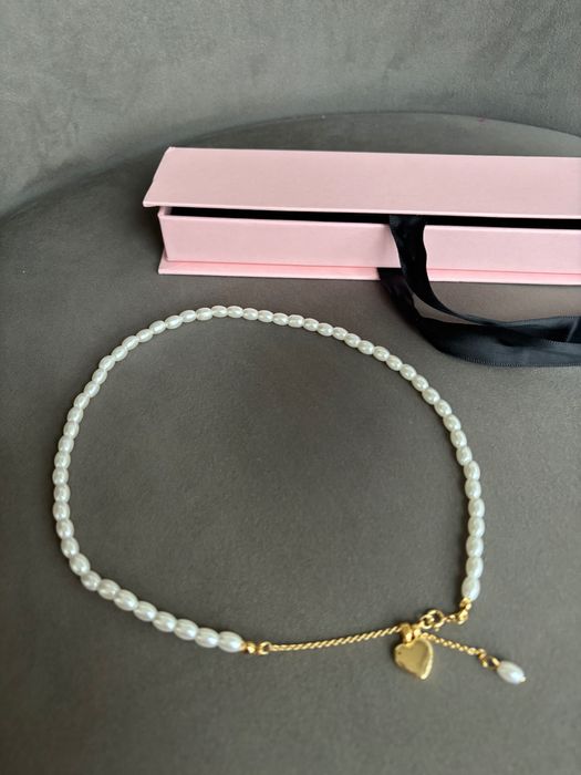 Colier perle superb, în cutie cadou, nou