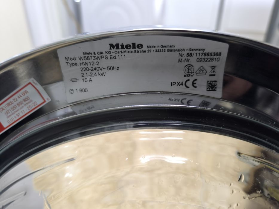 Пералня Miele W 5873 WPS - 8кг. 1600об.  инверторна.