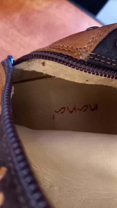 Cizme ciocate  dama din piele  Nana