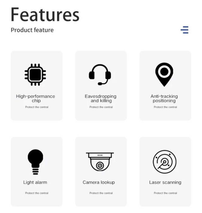 GPS сигнал детектори — жо-сус-лик қурилма ва я-ширин камера аниқлагич